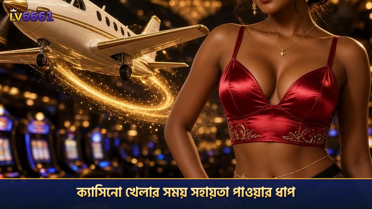 ক্যাসিনো খেলার সময় সহায়তা পাওয়ার ধাপ